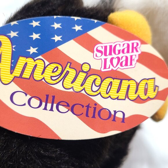 New Sugar Loaf Bald Eagle Americana Collection Eagle Stuffed Animal Plush - Picture 7 of 10